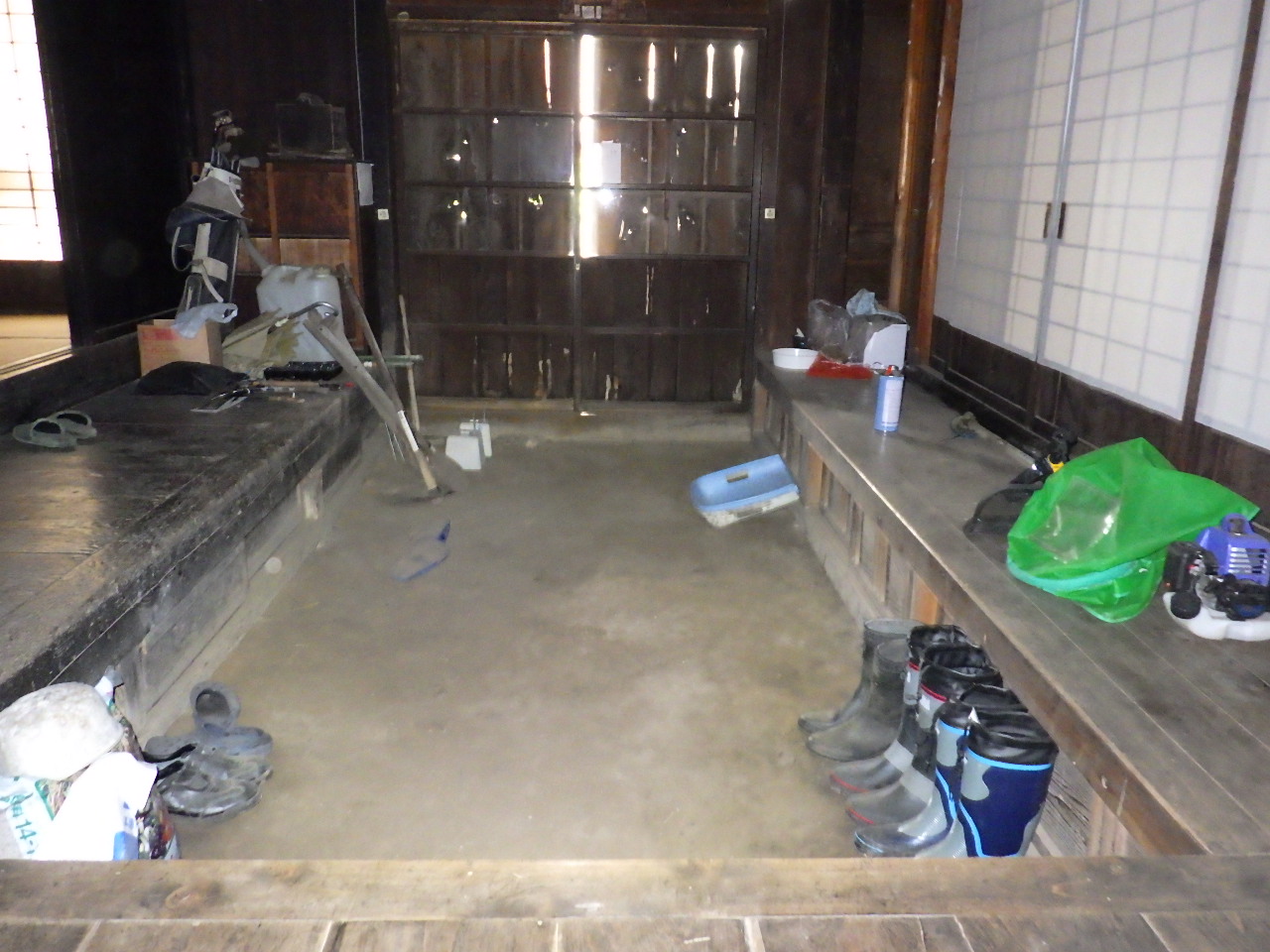 古民家　工事前 内装