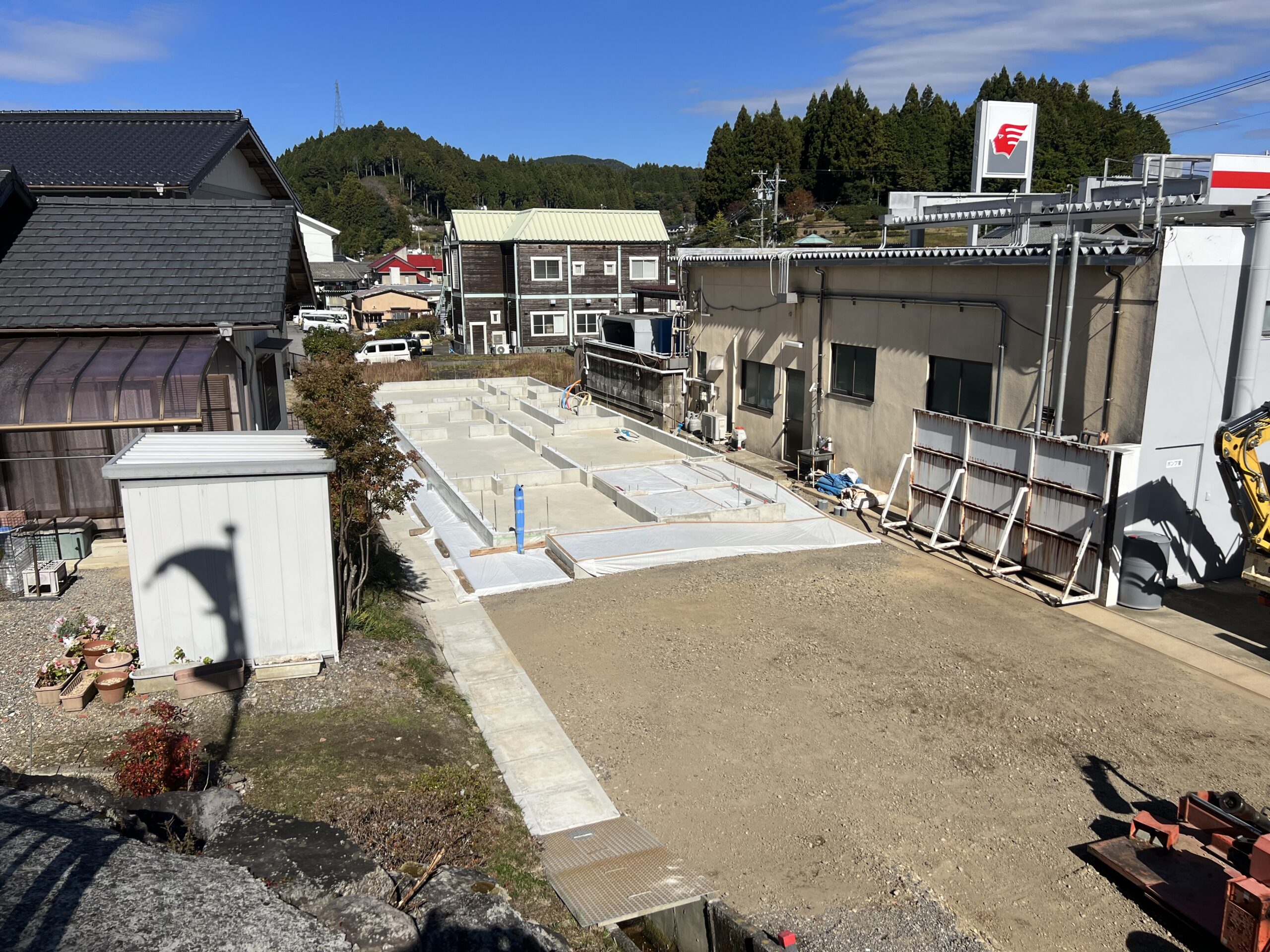 新築工事　施工中