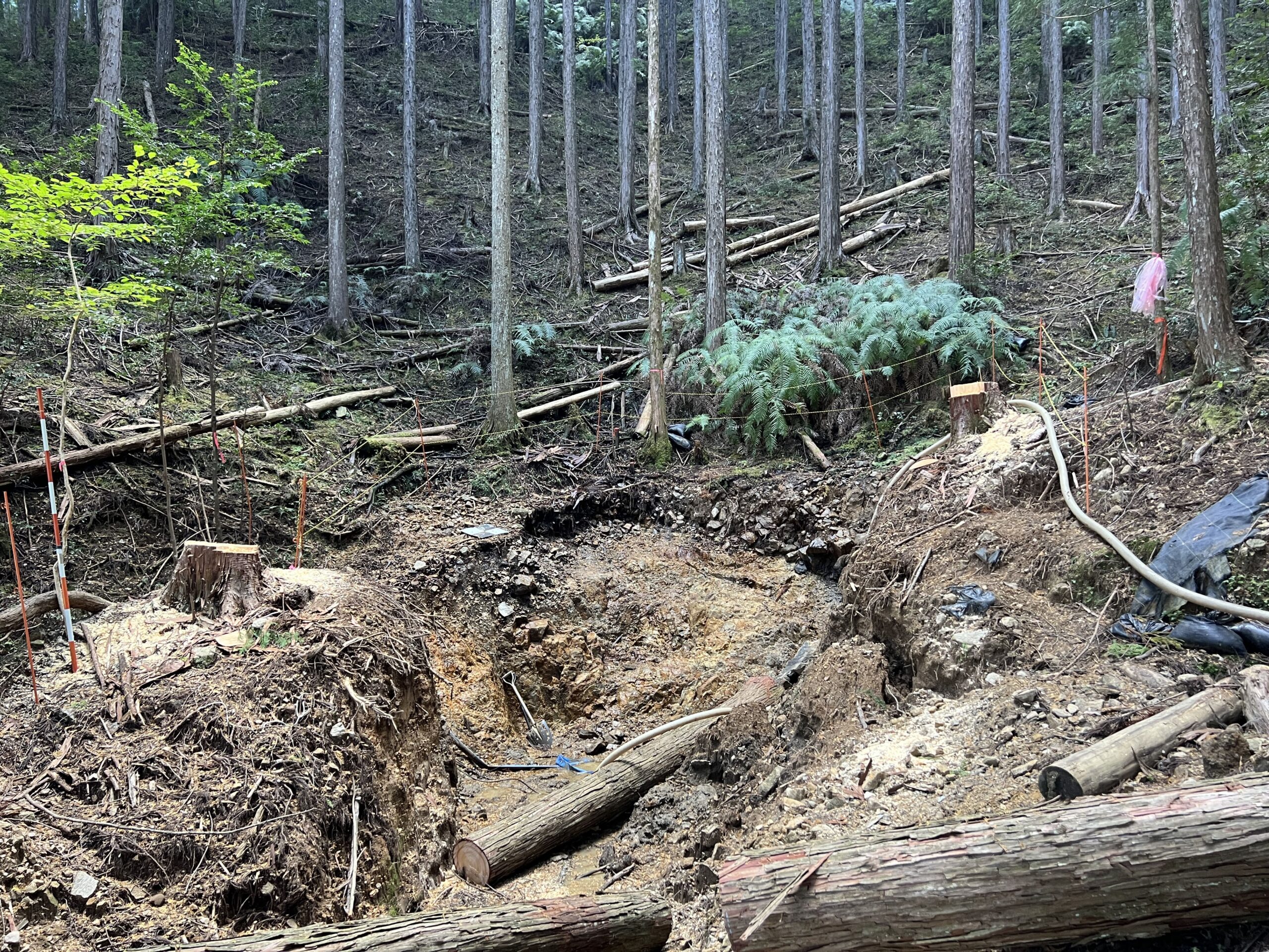 貯水槽　コンクリート工事前