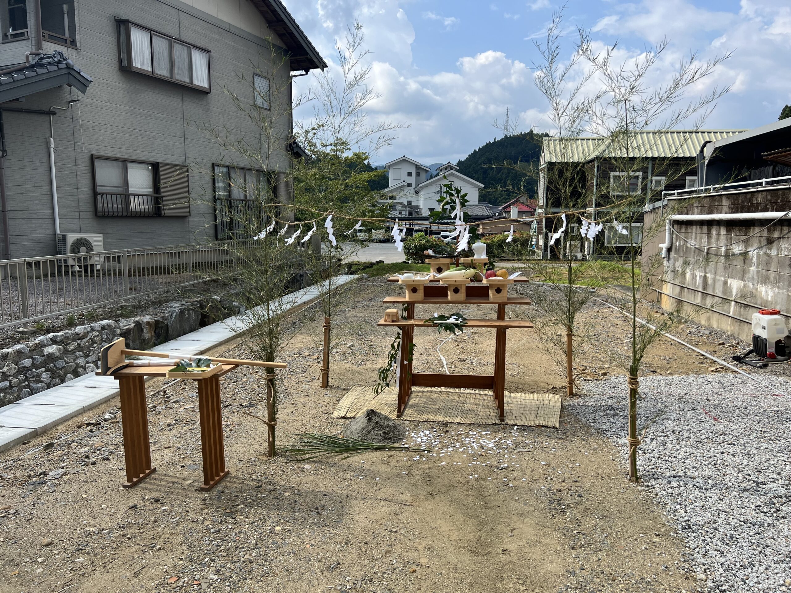 新築工事　施工前