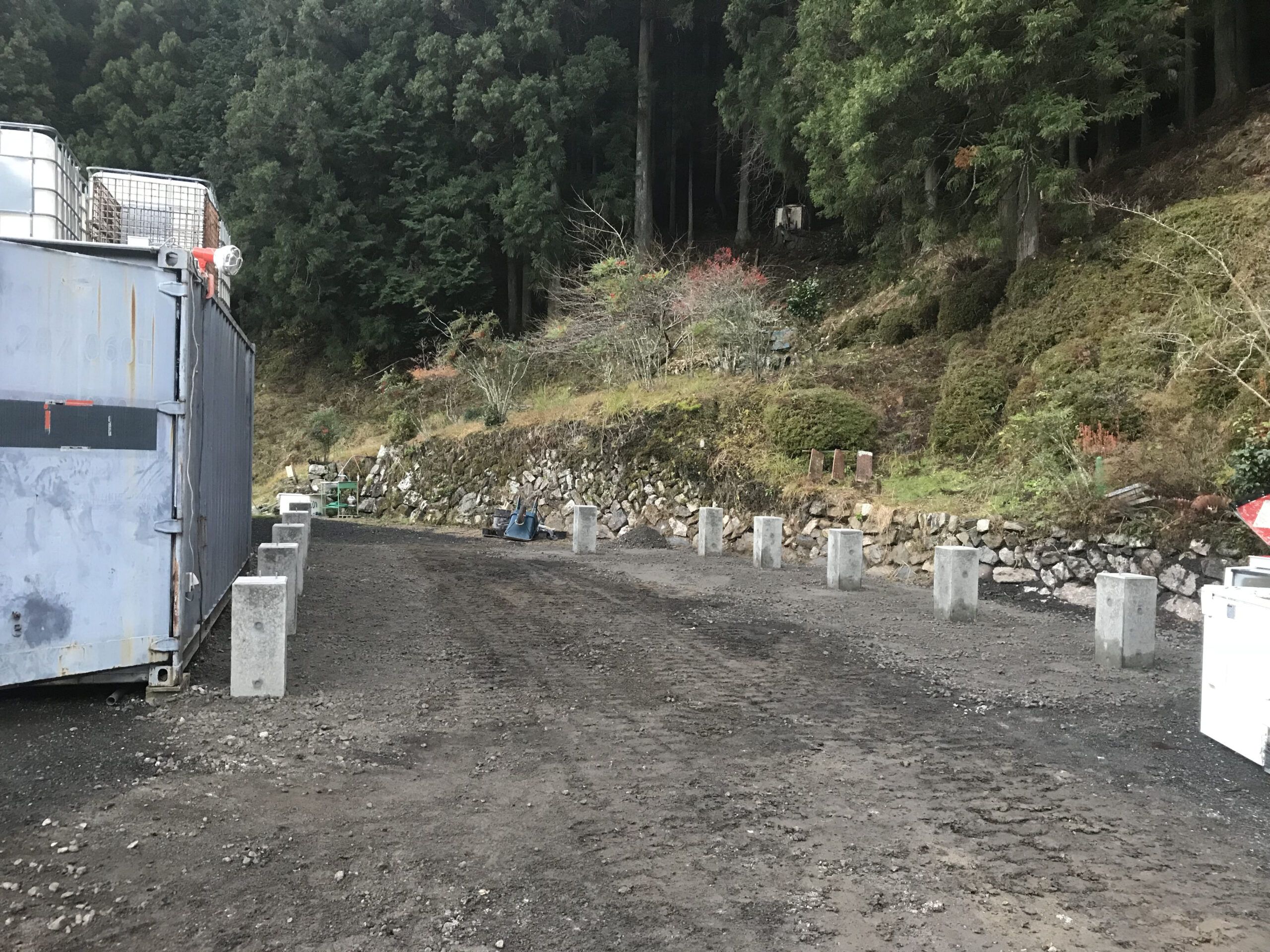 基礎工事　完成後