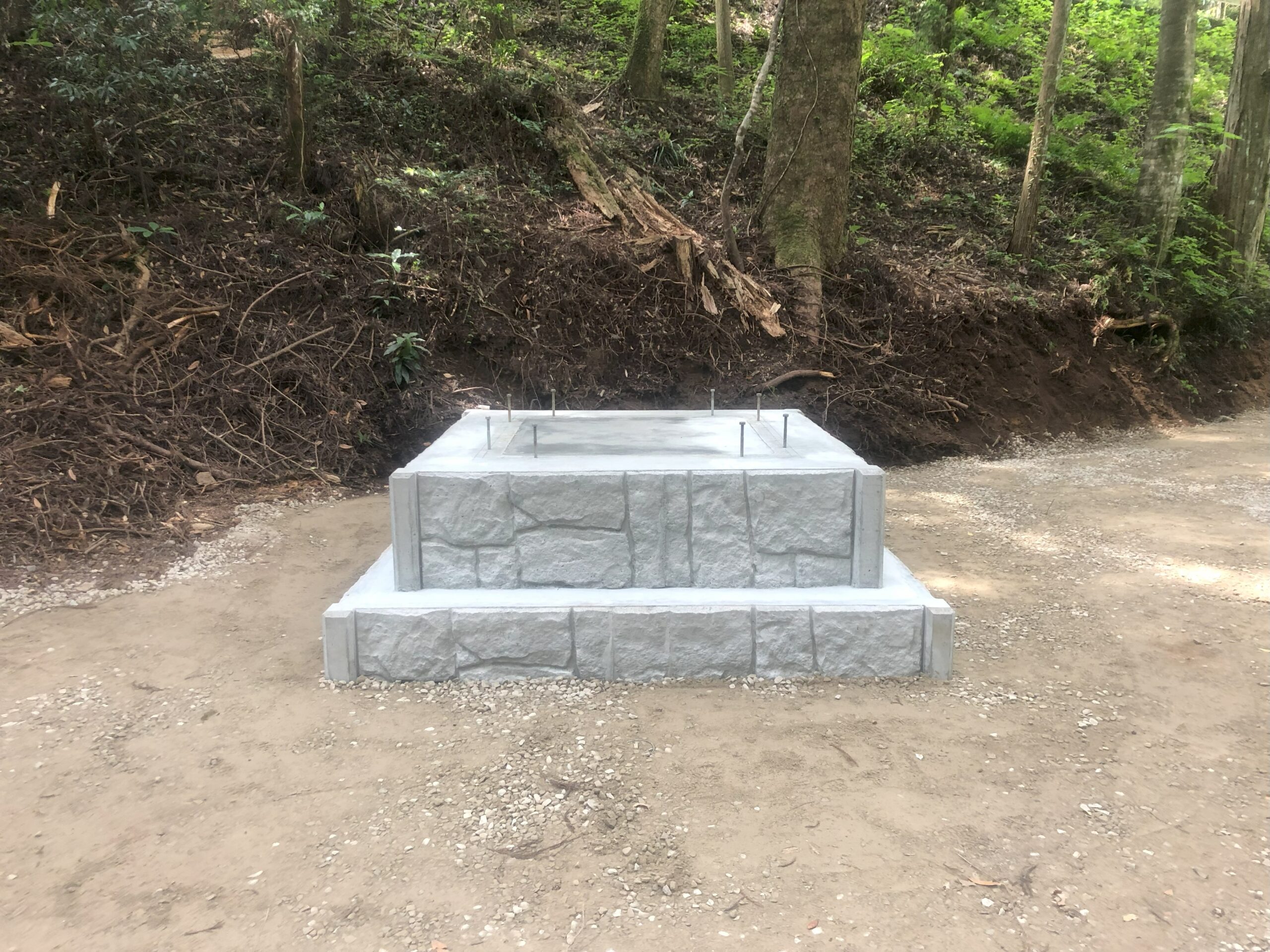 基礎工事　完成後