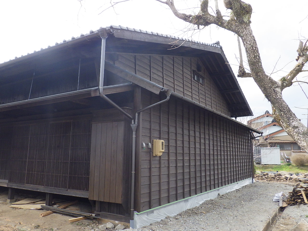 古民家　工事後　外観2