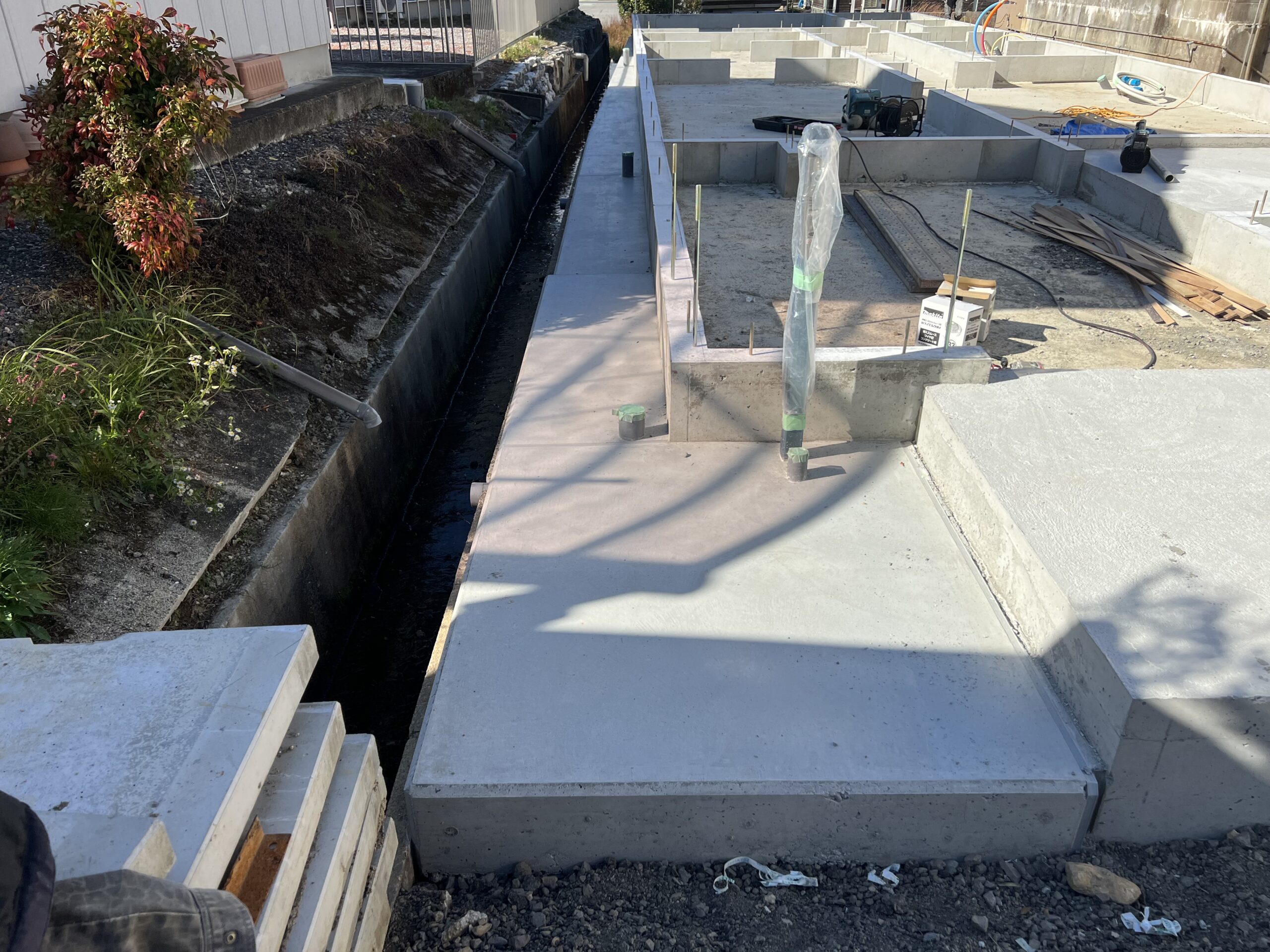 基礎工事　作業中5