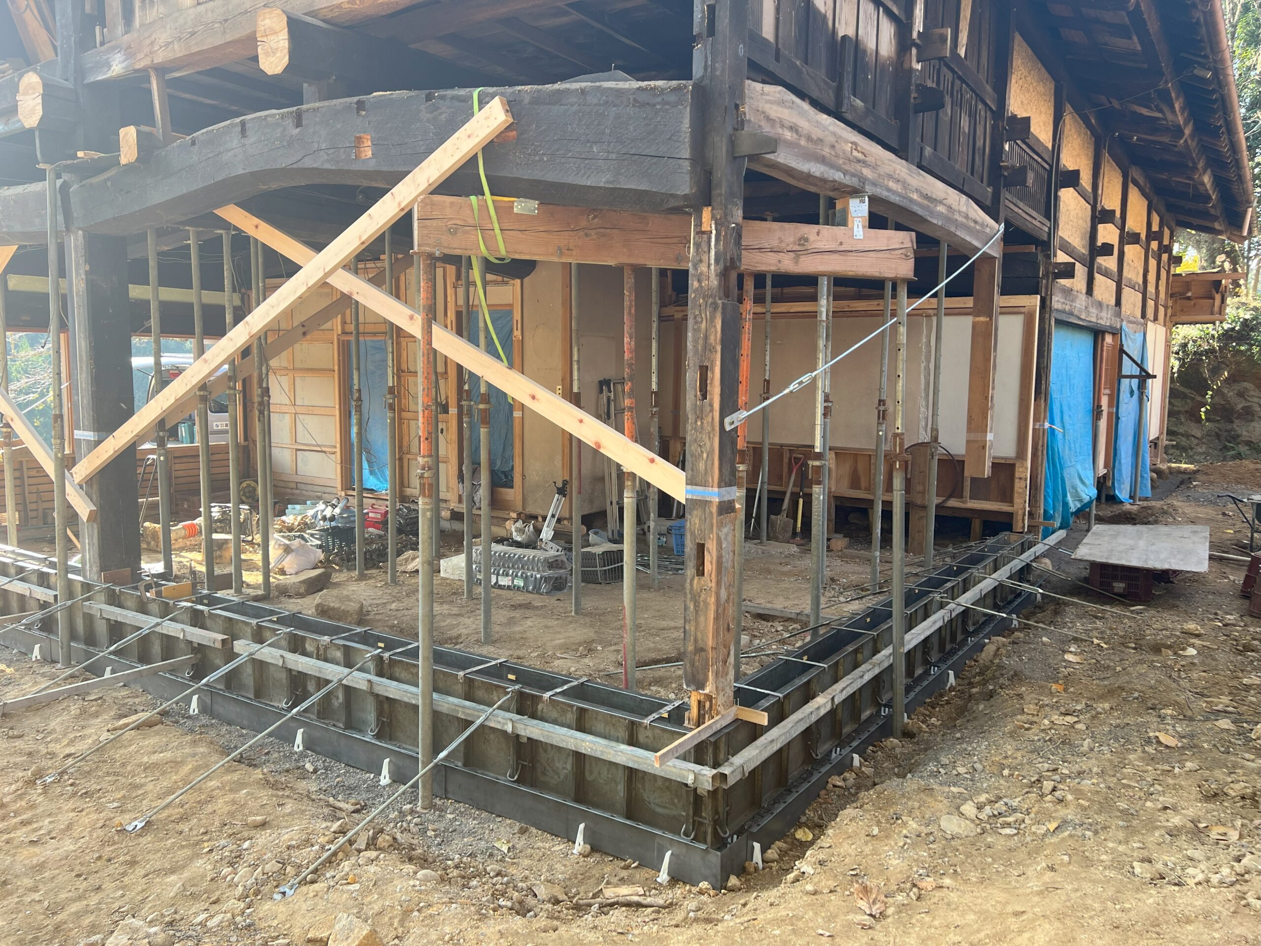 基礎工事　作業中2