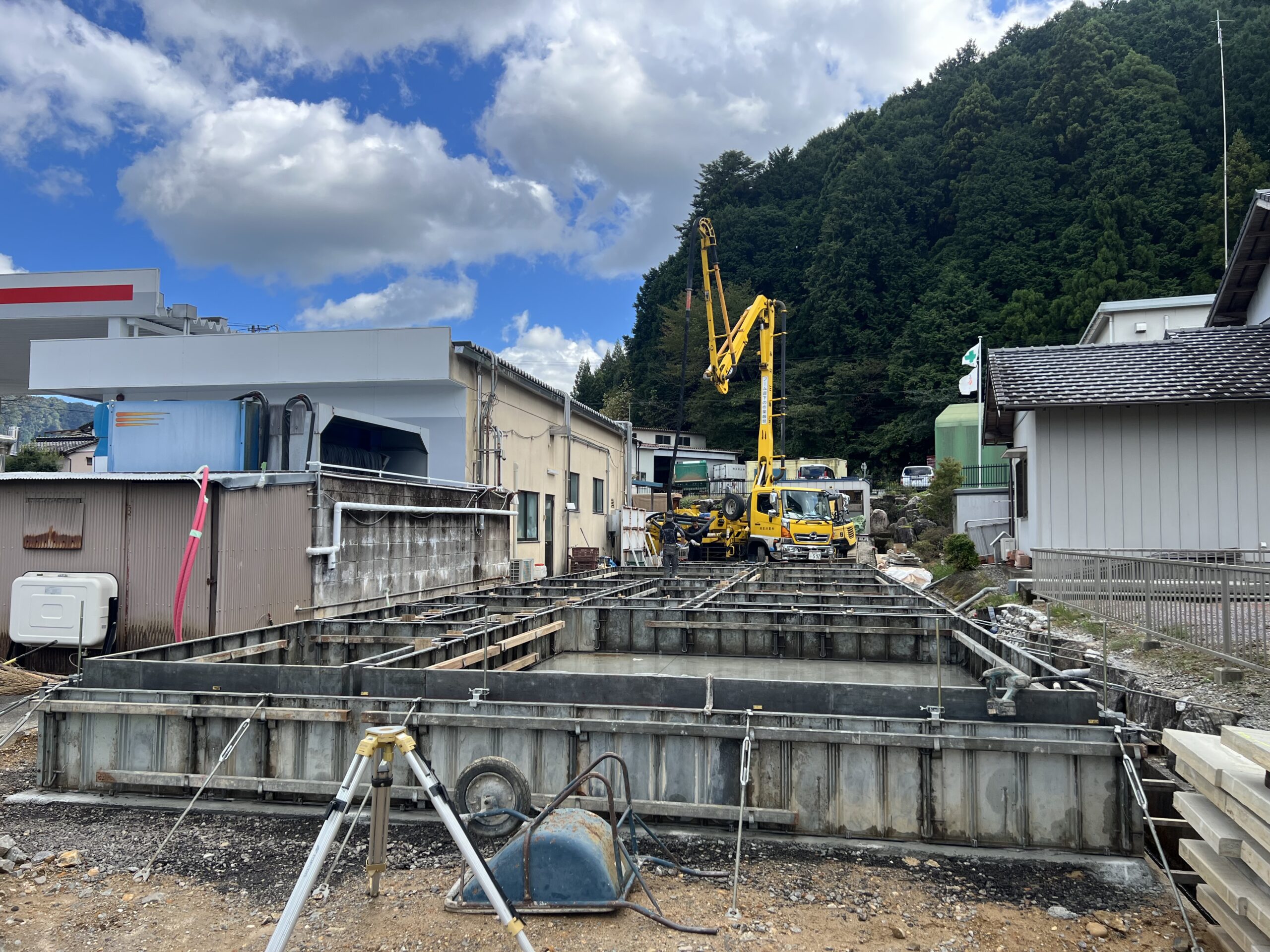 基礎工事　作業中2