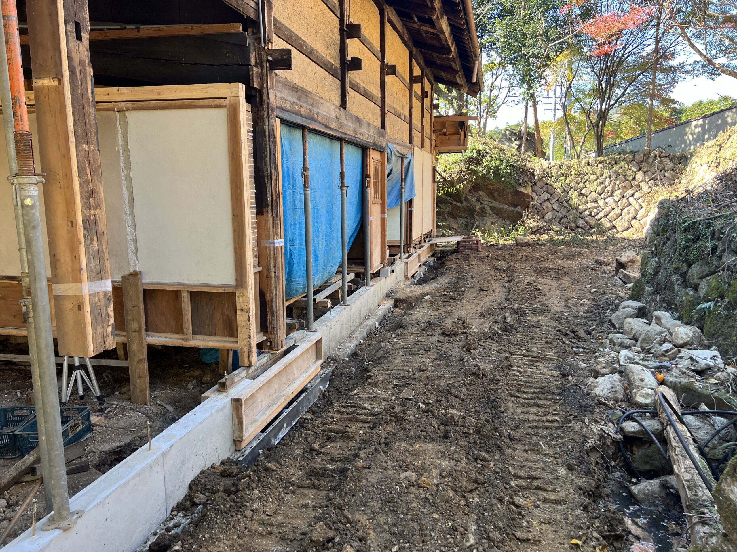 基礎工事　作業中3